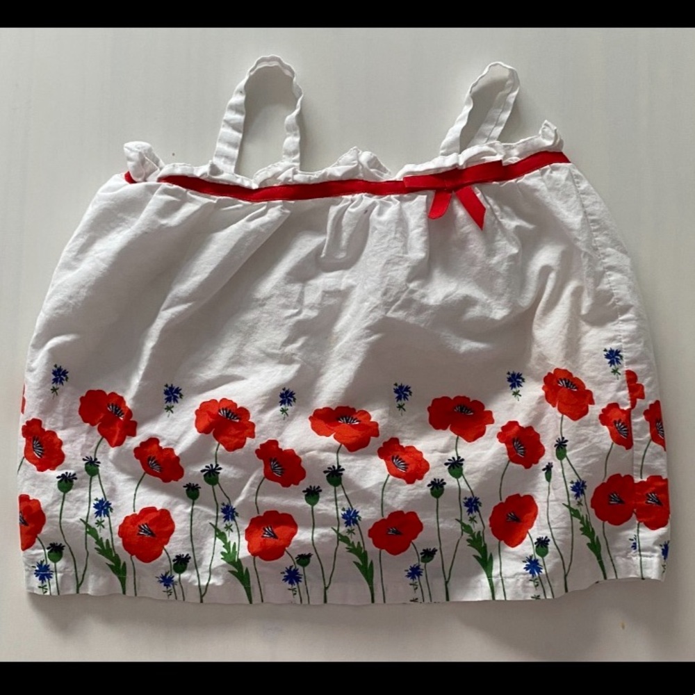 🖤Janie & Jack Poppy Top with Bow detail